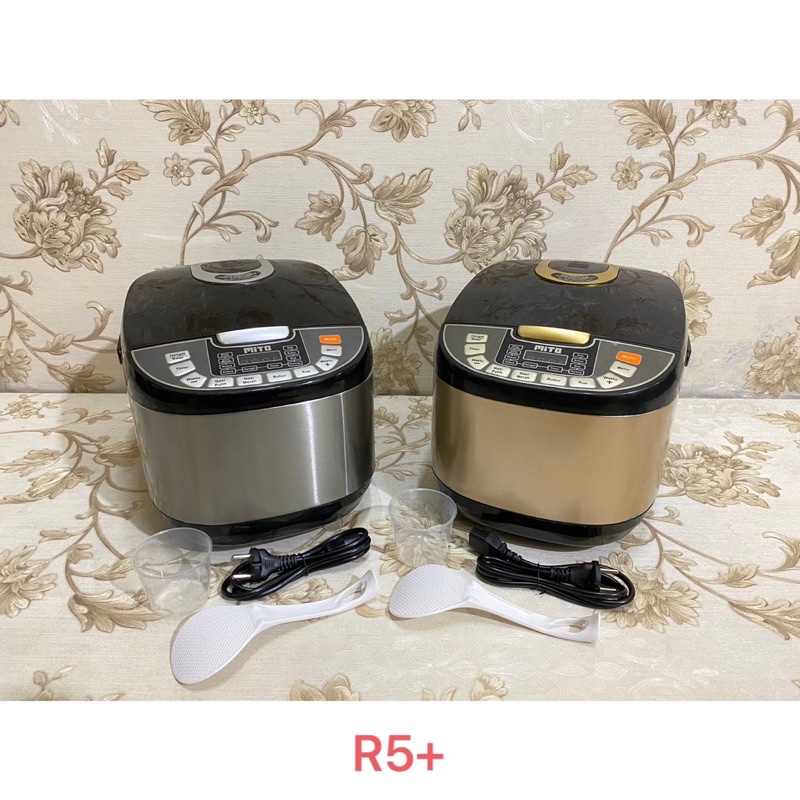 Jual Mito R5+ Rice Cooker Digital 8 in 1 Kapasitas 2 Liter Warna Black