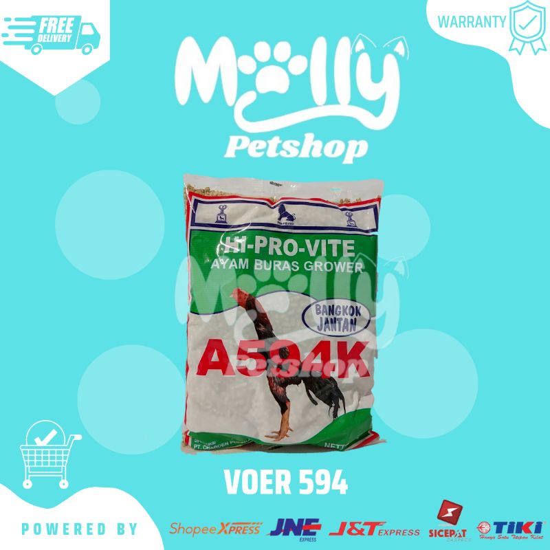 Jual Makanan Ayam Jago Voer Ayam Aduan 594 Hi Pro Vite Dewasa Shopee