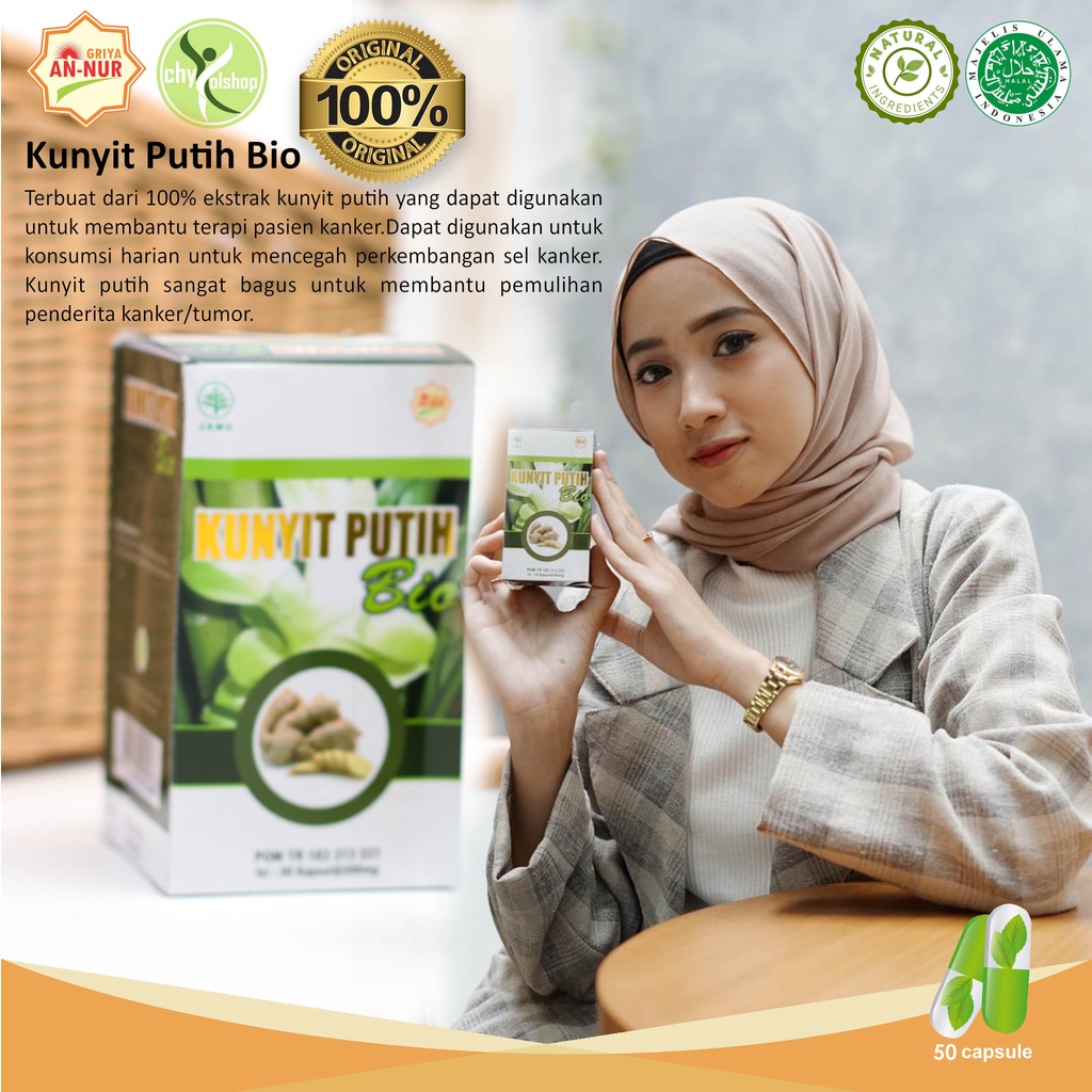 Jual Kunyit Putih Kapsul Kunyit Putih Bio Herbal Asli Temu Putih Kapsul Ekstrak Untuk Mencegah 8942