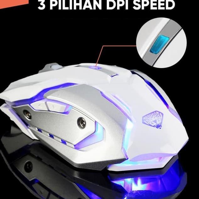 Jual New Mouse Wireless Gaming Charging Silent Ghz Color Rgb Divipard Q Kode