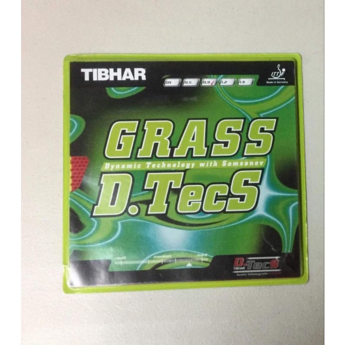 Tibhar Grass D.Tecs Langnoppen Belag - 0,5 Mm Grün Für Tischtennis Abwehr