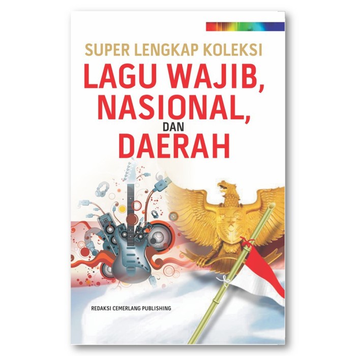 Jual Unggul Buku Super Lengkap Koleksi Lengkap Lagu Wajib Nasional