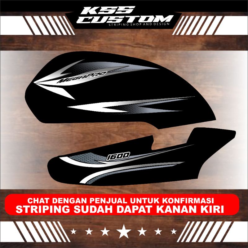 Jual striping mp hiu - stiker les striping megapro hiu racing megapro ...