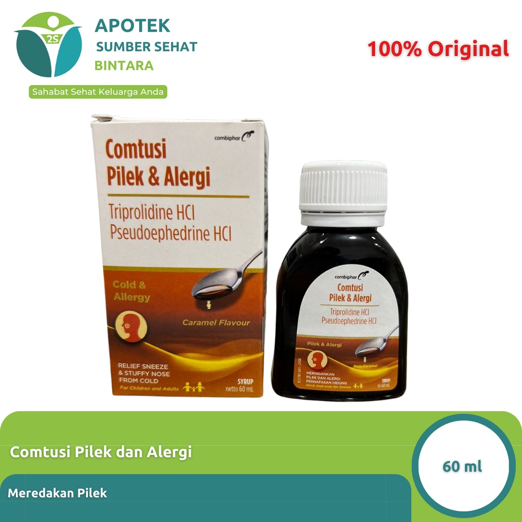 Jual Comtusi Sirup Obat Pilek Dan Batuk 60 Ml Shopee Indonesia