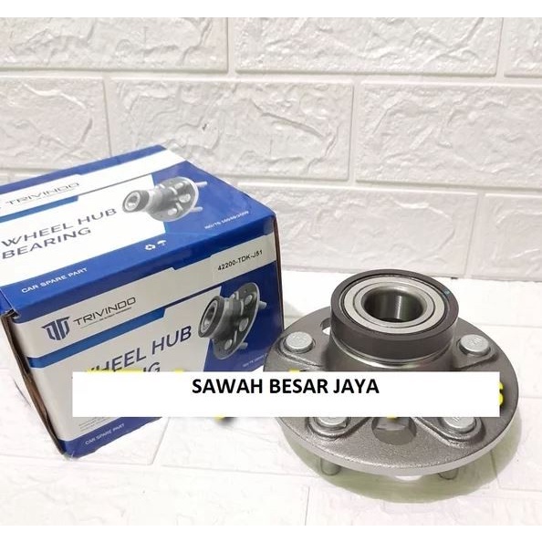 Jual Bearing Wheel Lahar Laher Hub Nap Roda Belakang BRV Gen 1 Trivindo ...