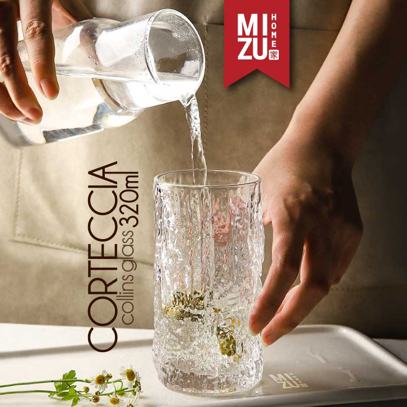 Jual Mizu Corteccia Collins Glass Gelas Kaca Mocktail Cocktail Gelas Air Minum Gelas Soda Jus 9473