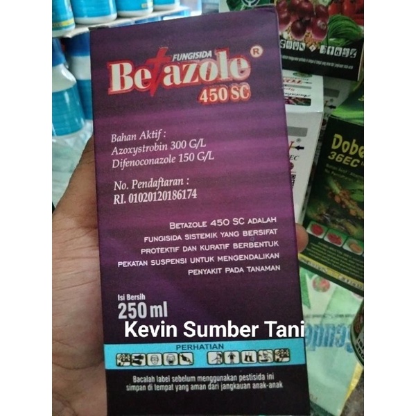 Jual Fungisida BETAZOLE 450 SC 250ml ( bahan aktif : Azoxystrobin 300 g ...