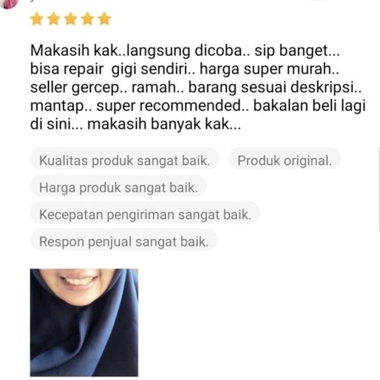 Jual 1000 BUTIR Temptooth Temp Tooth Lem Gigi Palsu Bahan Tambal