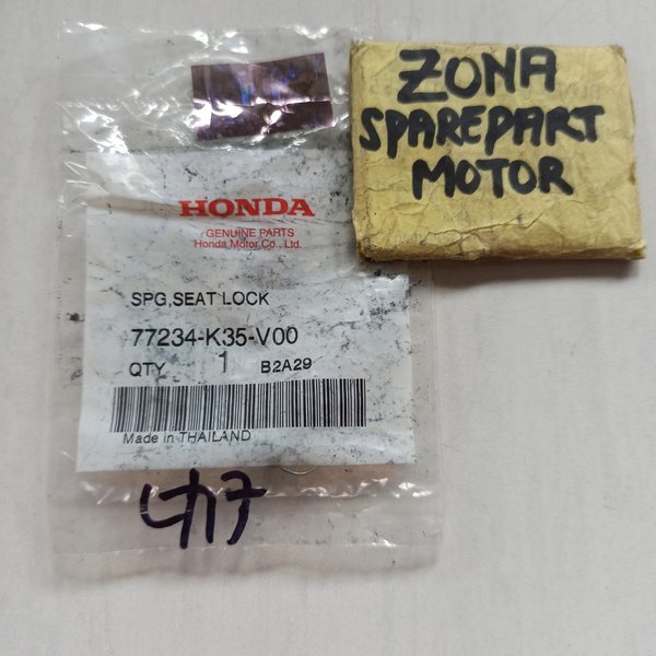 Jual Per Kunci Sadel Jok Belakang PCX 150 New Sonic GTR AHM