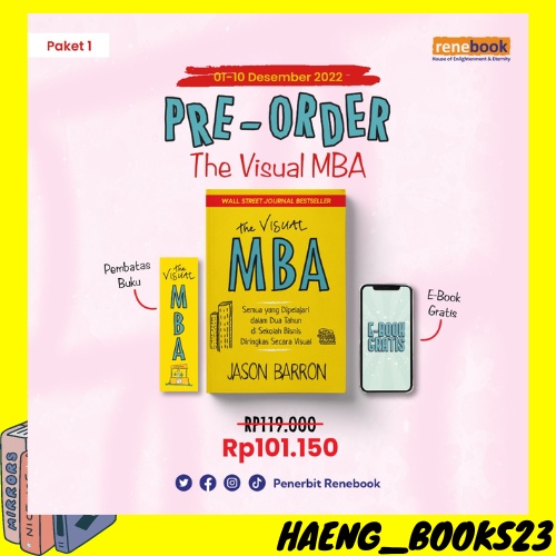 Jual Buku Terjemahan Bahasa Indonesia The Visual MBA Full Color ...