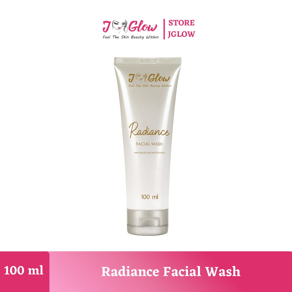 JGLOW Radiance Brightening Facial Wash | Sabun Perawatan Wajah BPOM| Pencuci Wajah 100 ml
