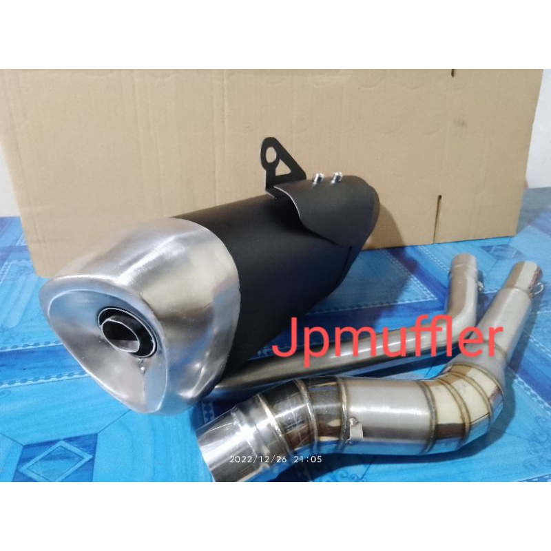 Jual knalpot replika R25 suara standar silencer only/full sistem untuk ...