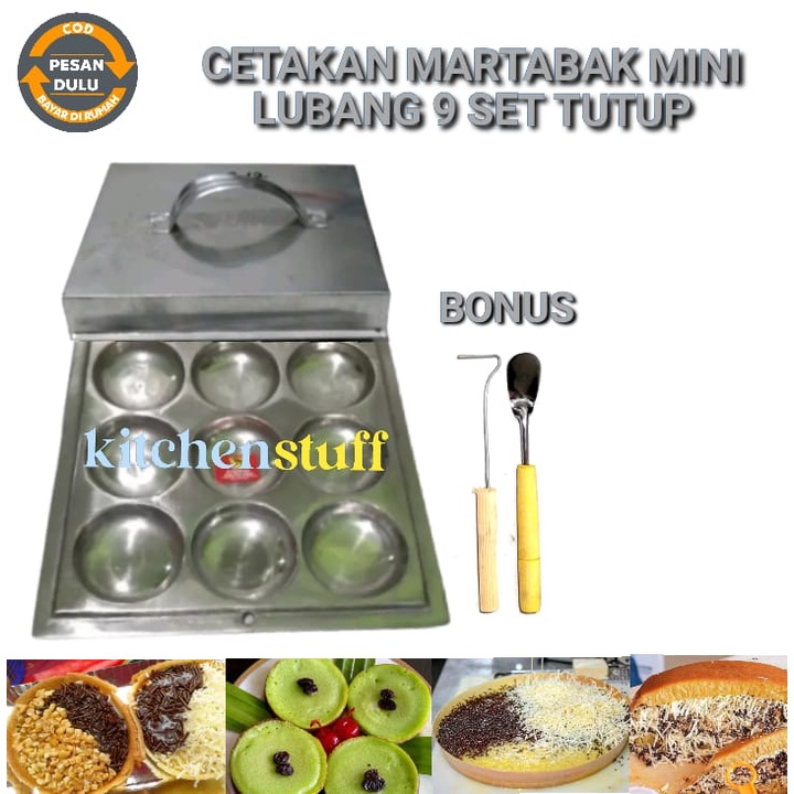 Jual Cetakan Kue Dorayaki Loyang Kue Martabak Mini Kue Lumpur Lubang