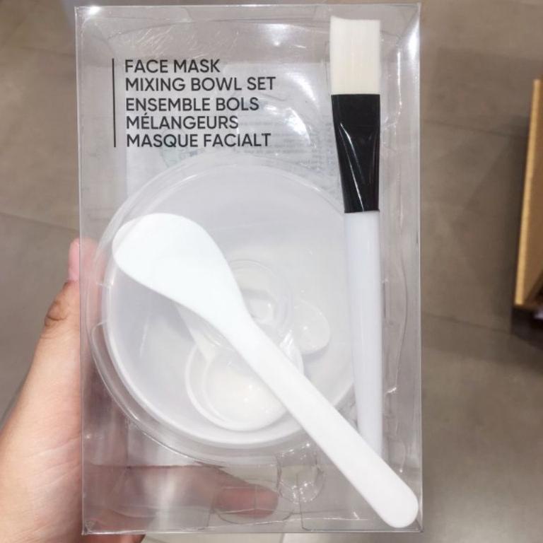 Jual MINISO FACE MASK MIXING BOWL SET / SET MANGKOK MASKER ISI 6 PCS