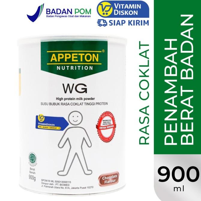 Jual APPETON WEIGHT GAIN SUSU UNTUK GEMUK RASA COKLAT 900 Gr nutrisi
