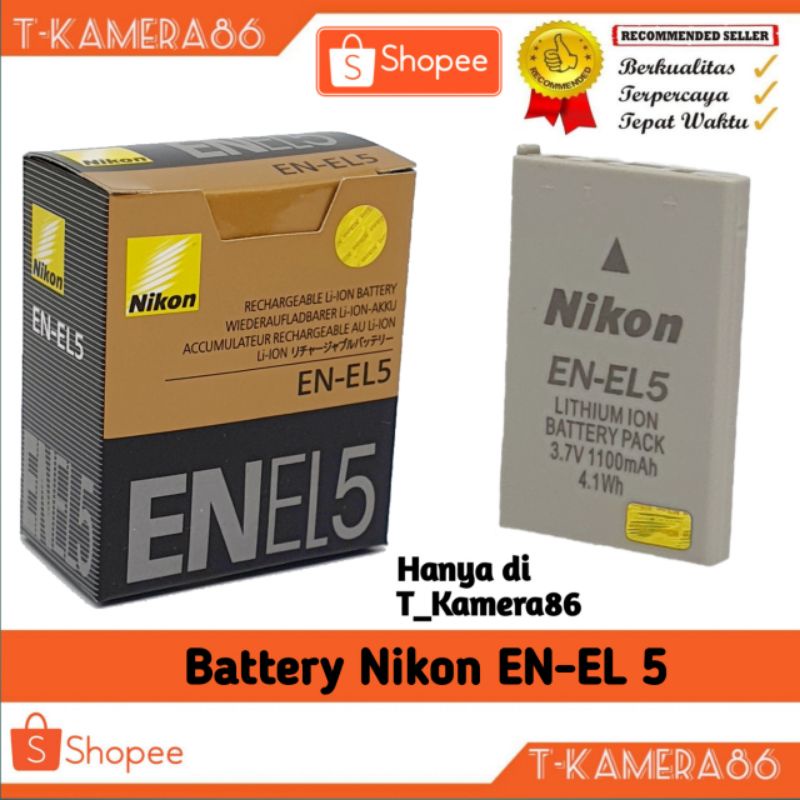 Batteria Nikon D3100 PATONA 2X EN-EL5 Bater&iacute;a 1000mAh Compatible Con Nikon CoolPix 3700 4200 5200 5900 6000 7900 P3 P4 P80 P90 P100 P500 P510 P520 P530 P5000 P5001 P5100 P6000 S10