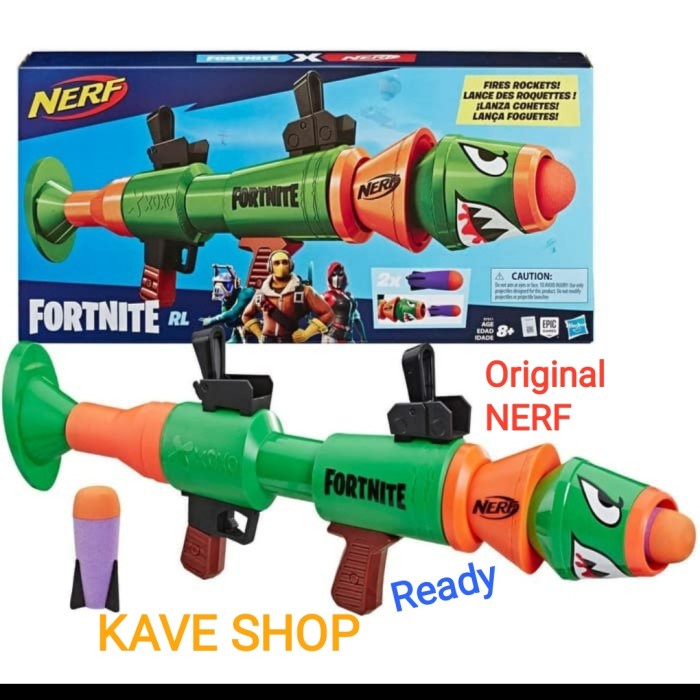 Jual Nerf Fortnite RL Blaster Fires Foam Rockets - Jalallul | Shopee ...