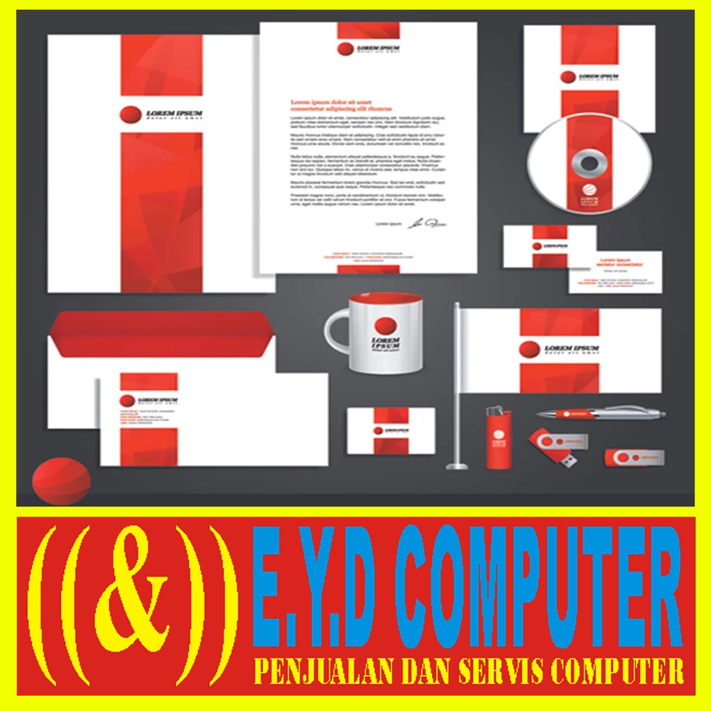 Jual DESAIN TEMPLATE CORPORATE IDENTITY PROFESIONAL UNTUK BRANDING ...
