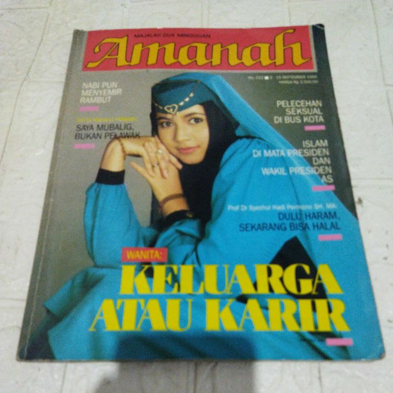 Jual Majalah Amanah Buku Lawas Tahun 1994 | Shopee Indonesia