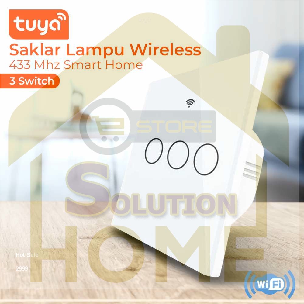 Jual HSS TOOLS - TaffHOME Saklar Lampu Wireless WIFI RF 433Mhz Smart ...