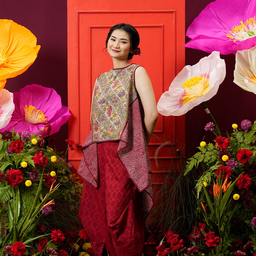 Jual NONA RARA - Fortune Encim CNY T1938, Baju Batik Kasual Modern ...