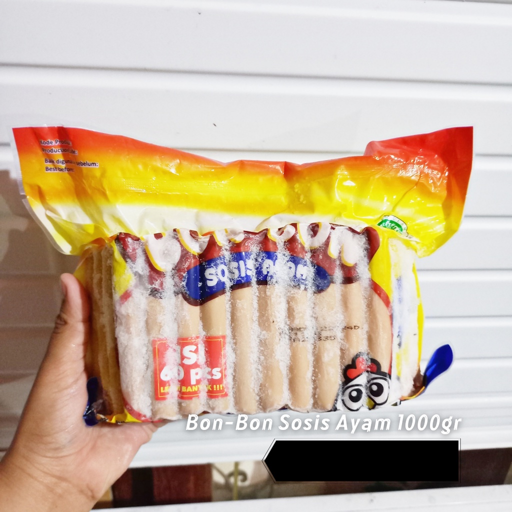 Jual ADDRIELLA Bon Bon Sosis Ayam 1000gr | Bon Bon/Frozenfood ...