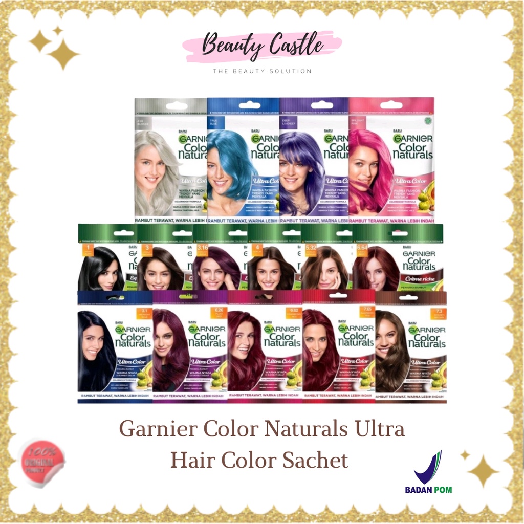 Jual BPOM | Garnier Color Natural Hair Color Sachet - Pewarna Rambut ...
