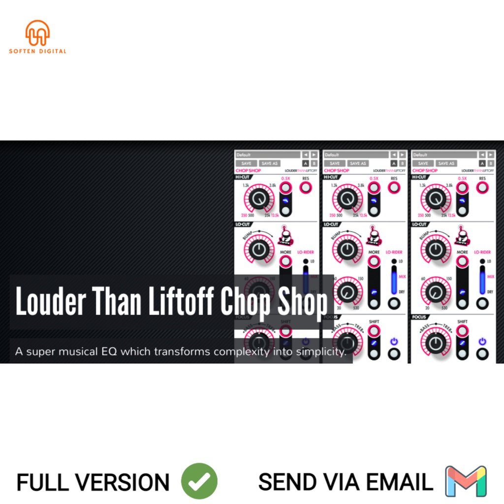 Jual Plugin Alliance & Louder Than Liftoff - Chop Shop EQ VST Plugin ...