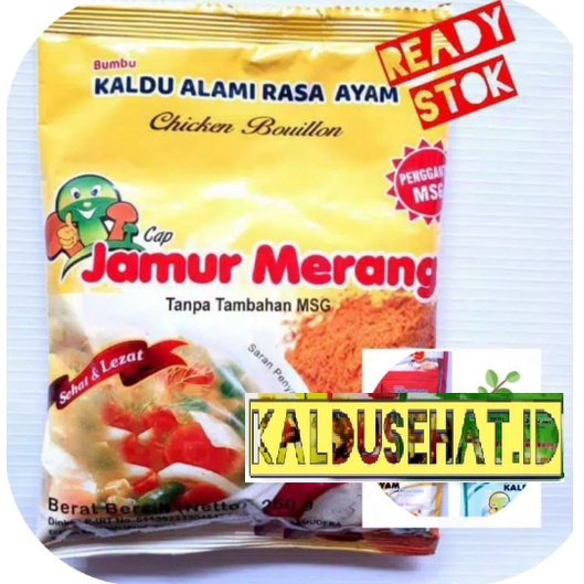 Jual Promo Kaldu Jamur Merang 250 Gr Rasa Ayam Pengganti Msg Murah