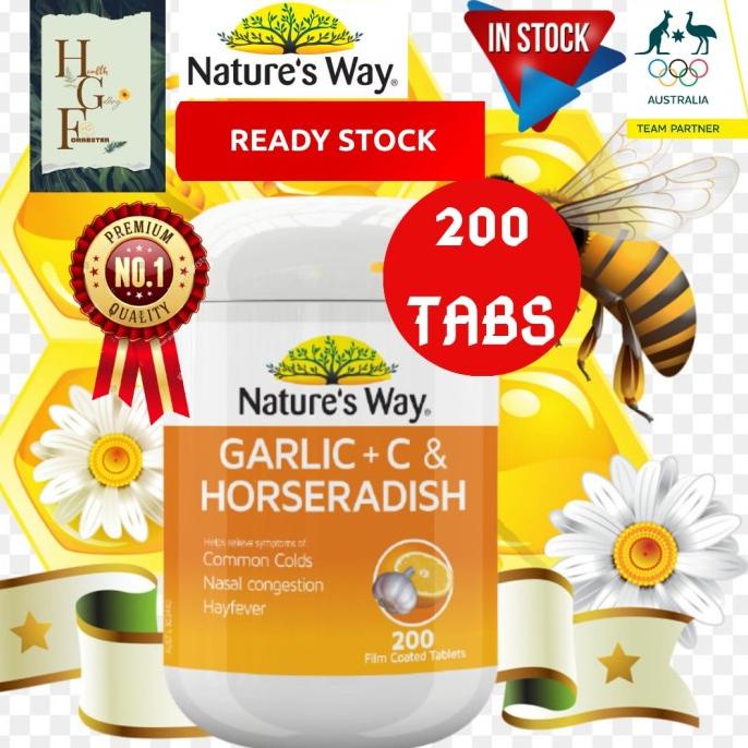 Jual Nature's way Garlic+c & horseradish Shopee Indonesia