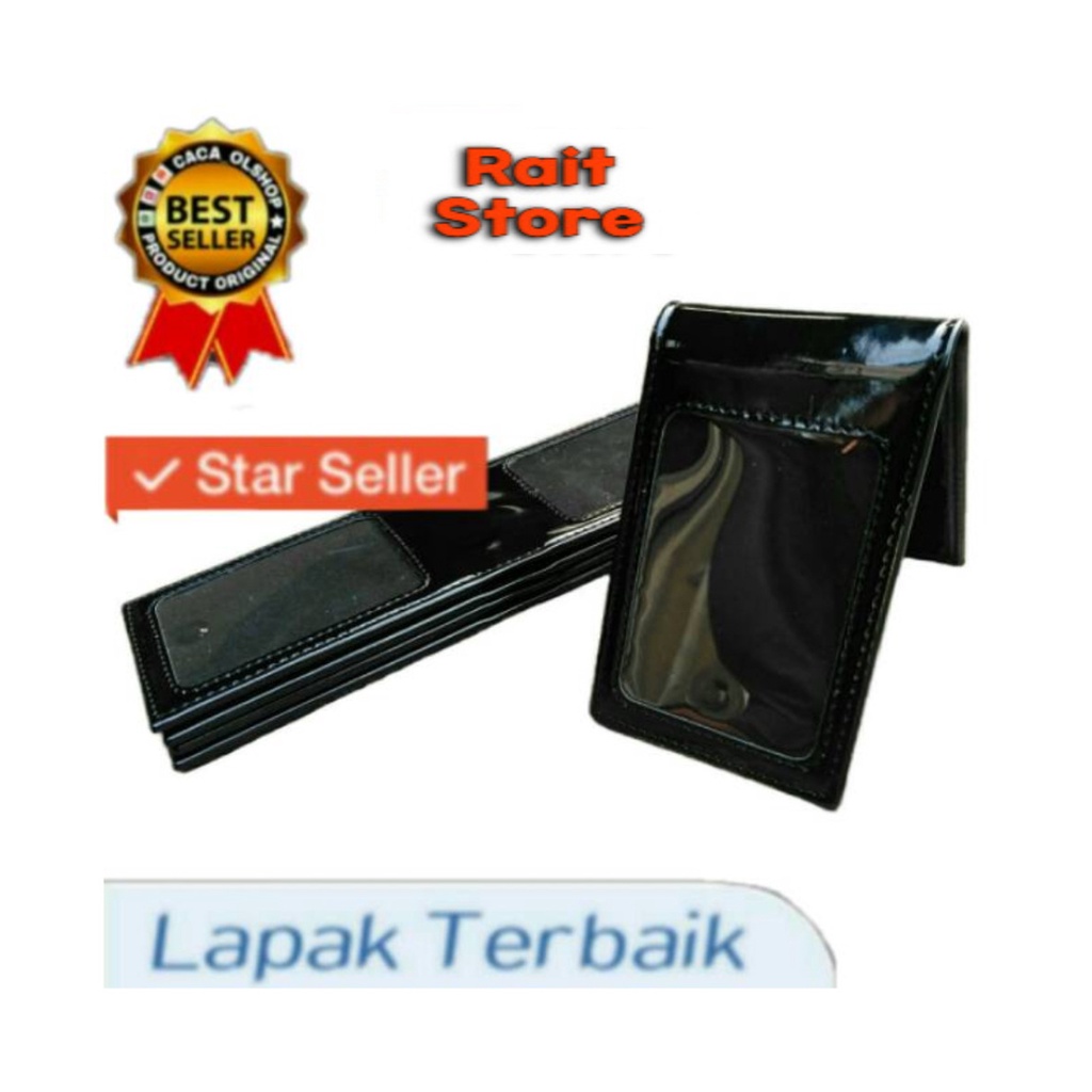 Jual Id Card Holder Kulit Lux 2 sisi bolak balik Shopee Indonesia
