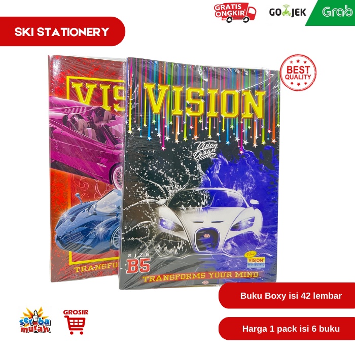 Jual VISION BUKU BOXY ISI 42 LEMBAR | Shopee Indonesia