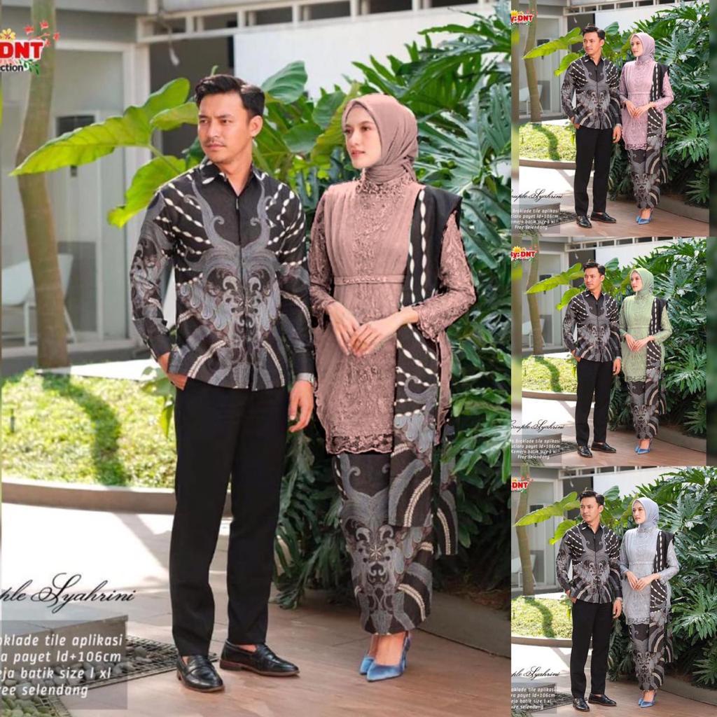 Jual COUPLE SYAHRINI SARIMBIT BATIK ORIGINAL BY DENITA SETELAN