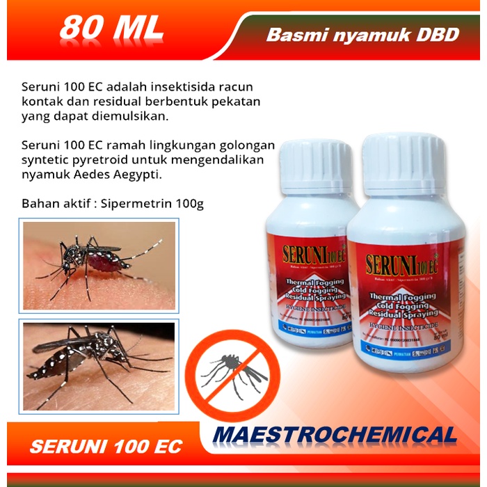 Jual Obat Fogging Nyamuk Dbd Seruni Ec Ml Ampuh Basmi Nyamuk Shopee Indonesia