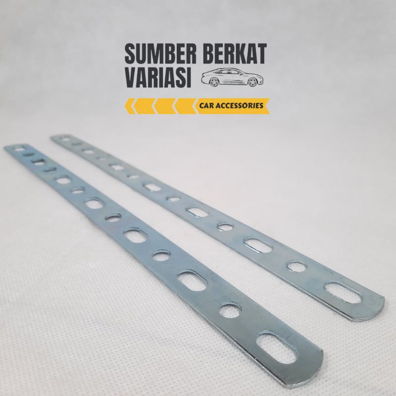 Jual Plat Bracket Breket Bolong Lobang Lubang Besi Tebal Mulus Shopee Indonesia 0718