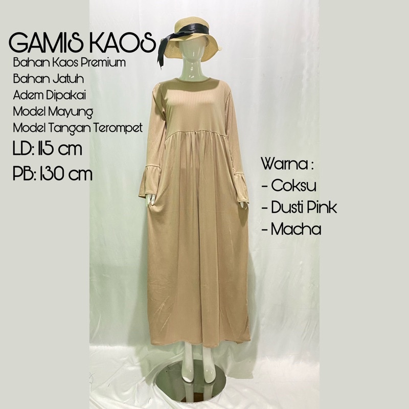 Jual Gamis Midi Gamis Kaos Premium Shopee Indonesia