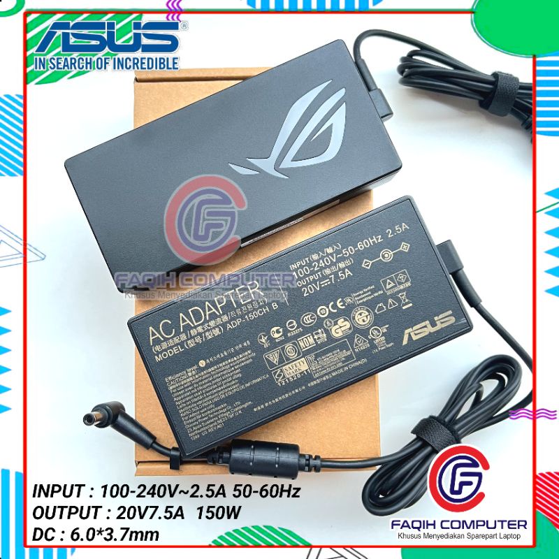 Jual Adaptor Charger Laptop Asus TUF Gaming A15 FA506 A17 FA706 20V 7
