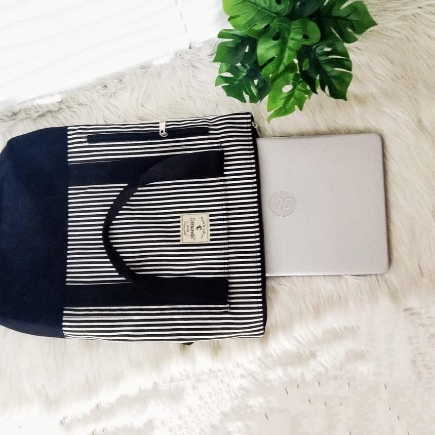 Jual Terlaris TOTEBAG WANITA/TAS TOTE BAG LAPTOP WANITA 14 INC BISA BUAT KULIAH & TAS SELEMPANG