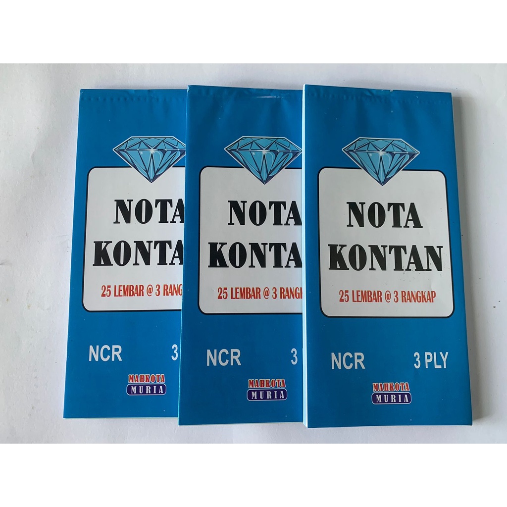Jual Nota Kontan Rangkap 3, Nota NCR, Ukuran Lebih Panjang dan Kolom ...