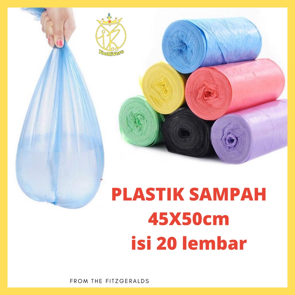 Jual Plastik Sampah Gulung Kantong Sampah Besar Isi Pcs X Cm