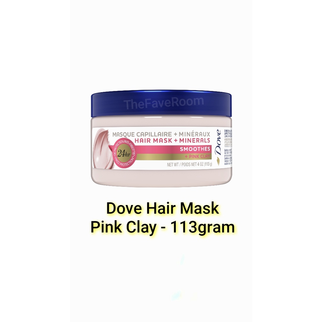 Jual Dove Hair Mask Pink Clay Shopee Indonesia