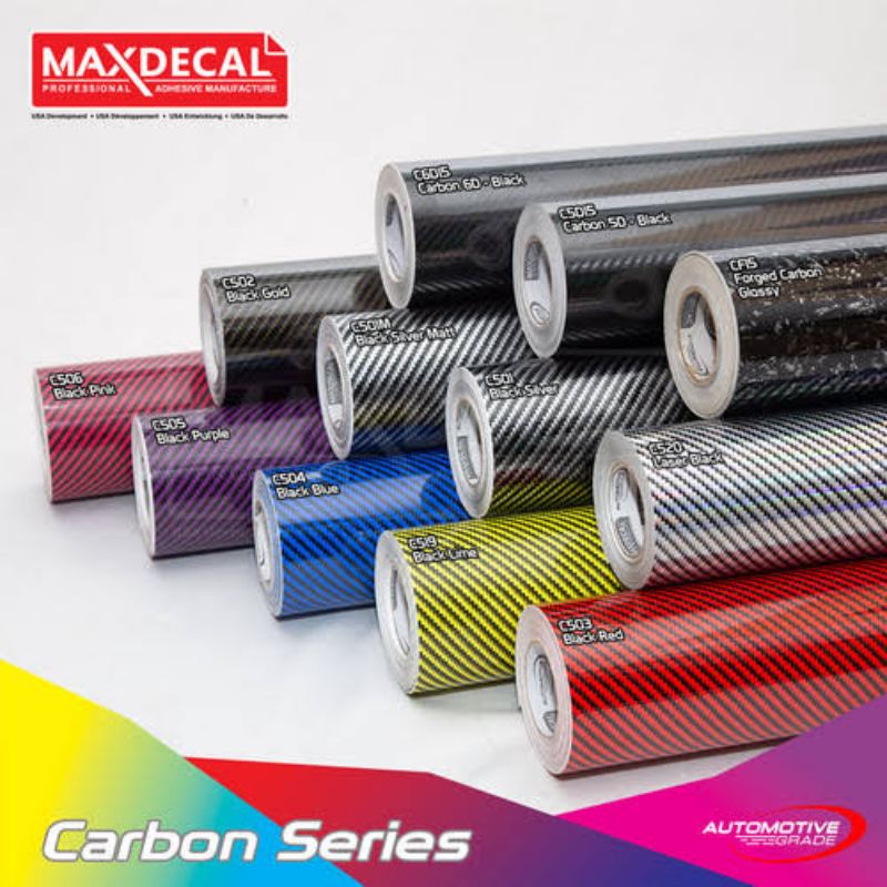 Jual Sticker MAXDECAL high glossy Carbon 5D WARNA VinylSticker sckotlet ...