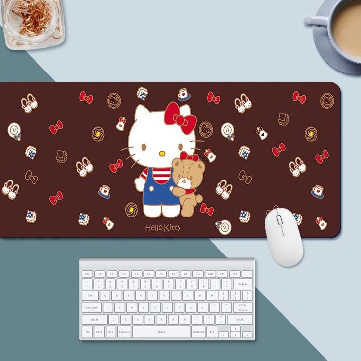 Jual Penjualan Favorit Mouse Pad Gaming Hello kitty Uk 90x40 cm dan ...