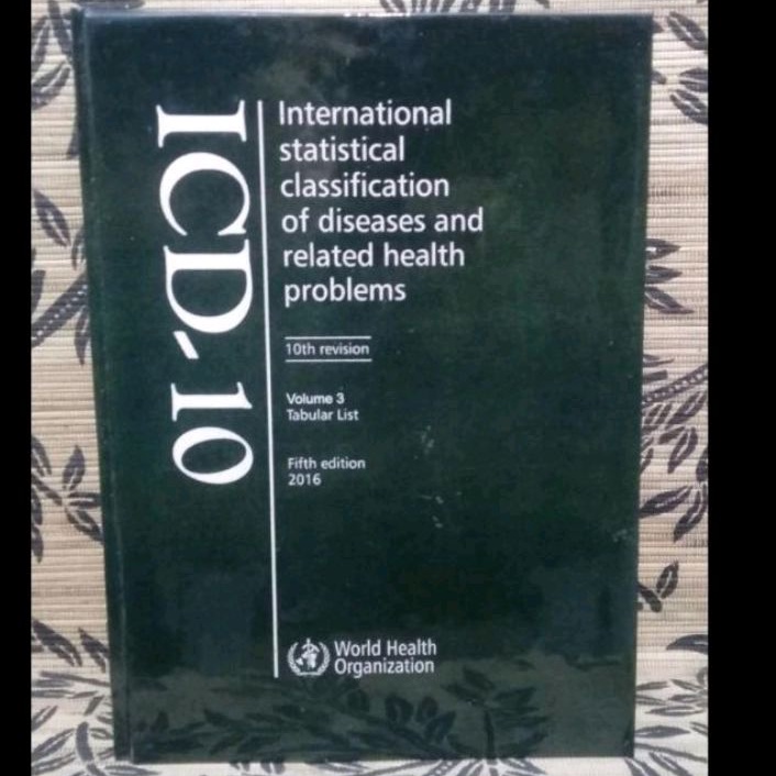 Jual ICD 10 2016 VOL 3 HARD COVER | Shopee Indonesia