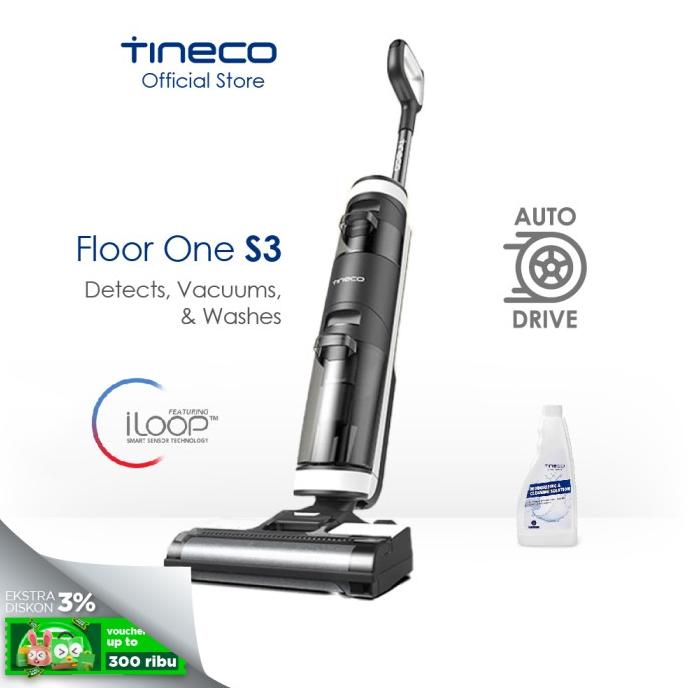 Jual Tineco Floor One S3 Smart Wet Dry Handheld Vacuum Cleaner Floor ...