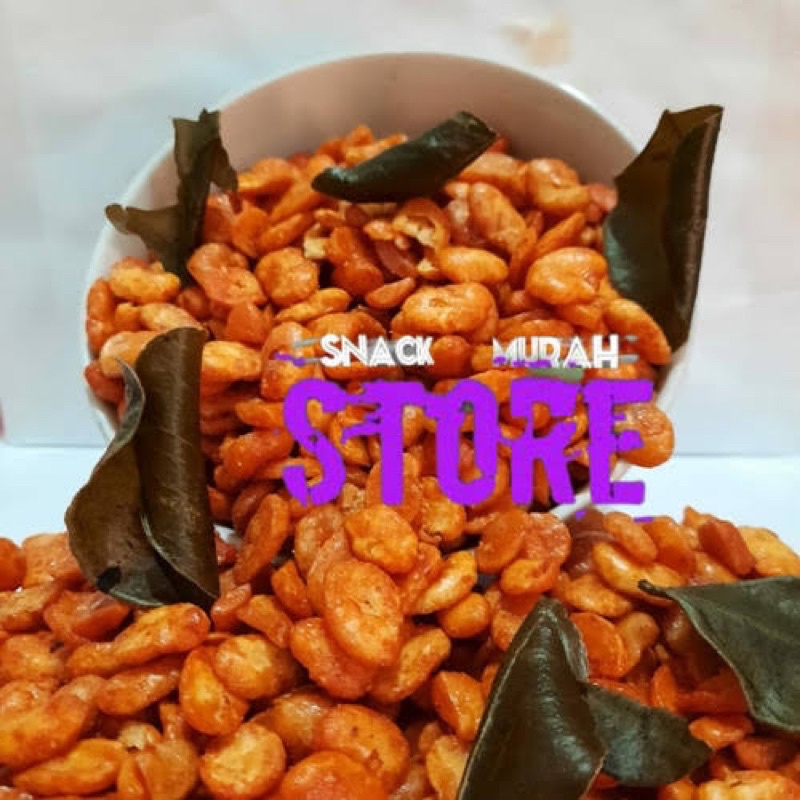 Jual KACANG KORO KUPAS ASIN PEDAS PEDAS DAUN JERUK 250gr Shopee Indonesia