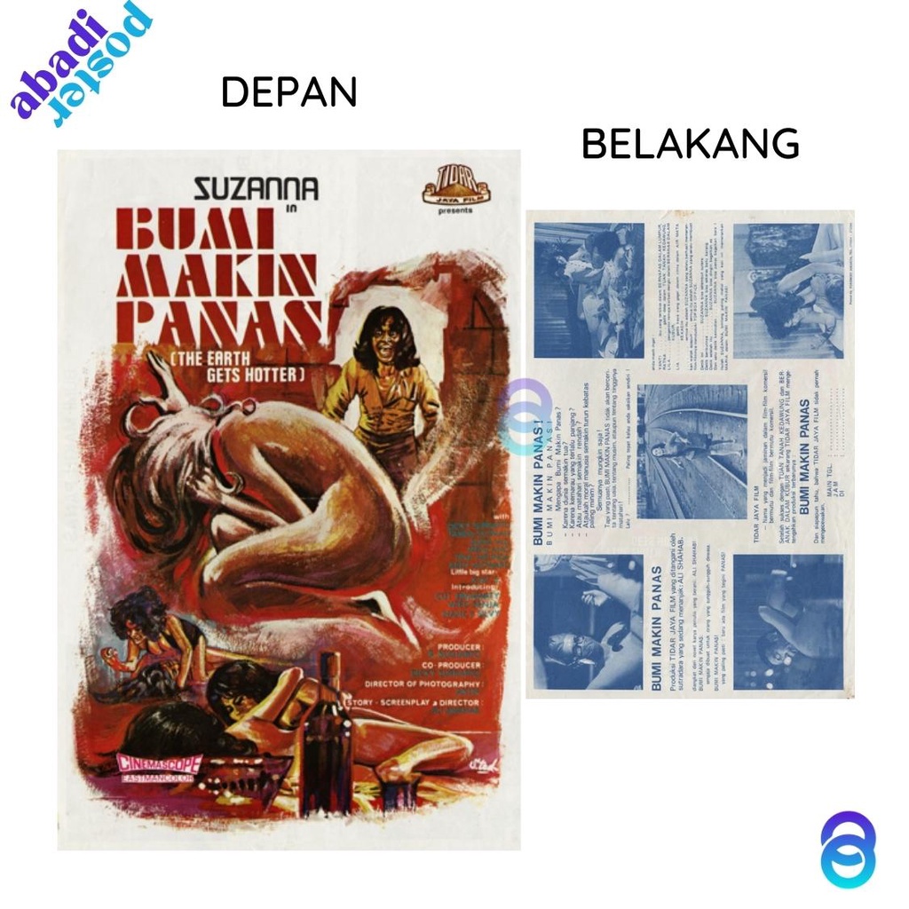 Jual poster film lawas bumi makin panas - poster film suzzana suzana  suzzanna suzanna | Shopee Indonesia