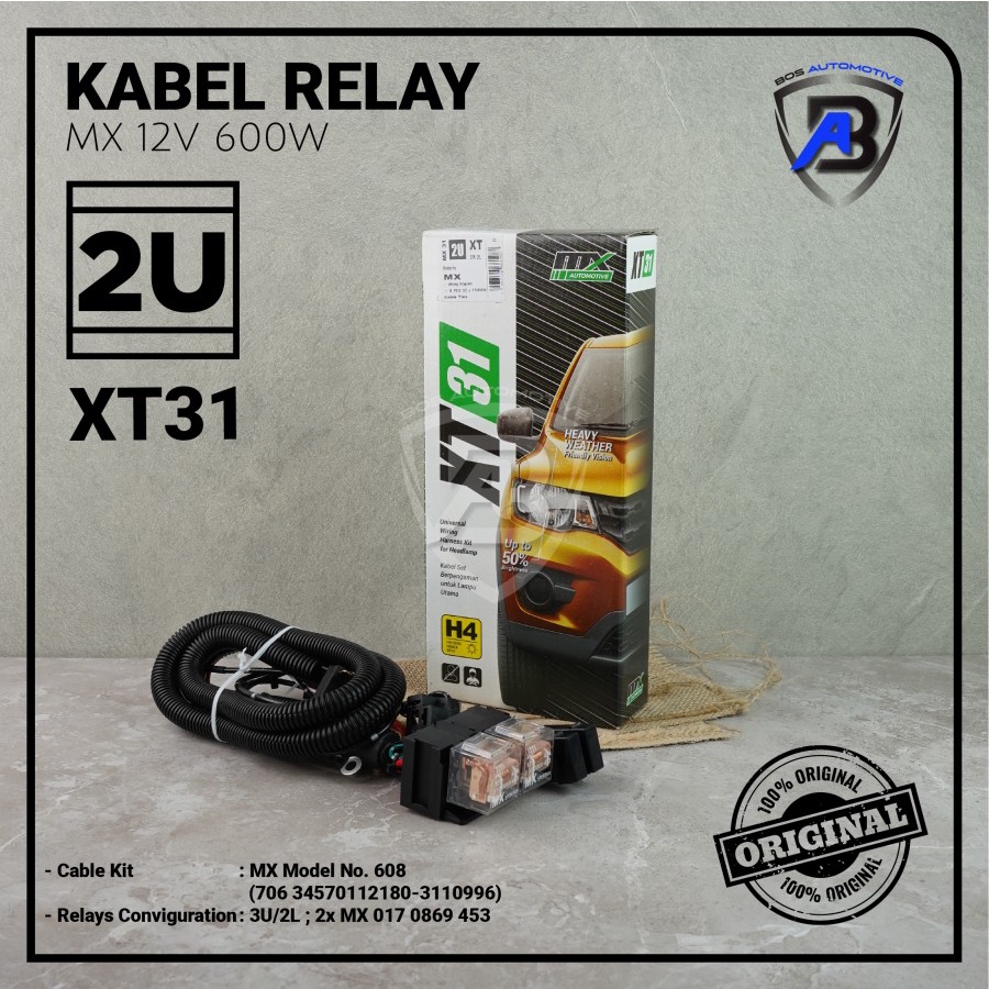 Jual Kabel Relay Set Lampu H Mobil Mx Xt Series Relay V Untuk Lampu Utama Mobil Universal