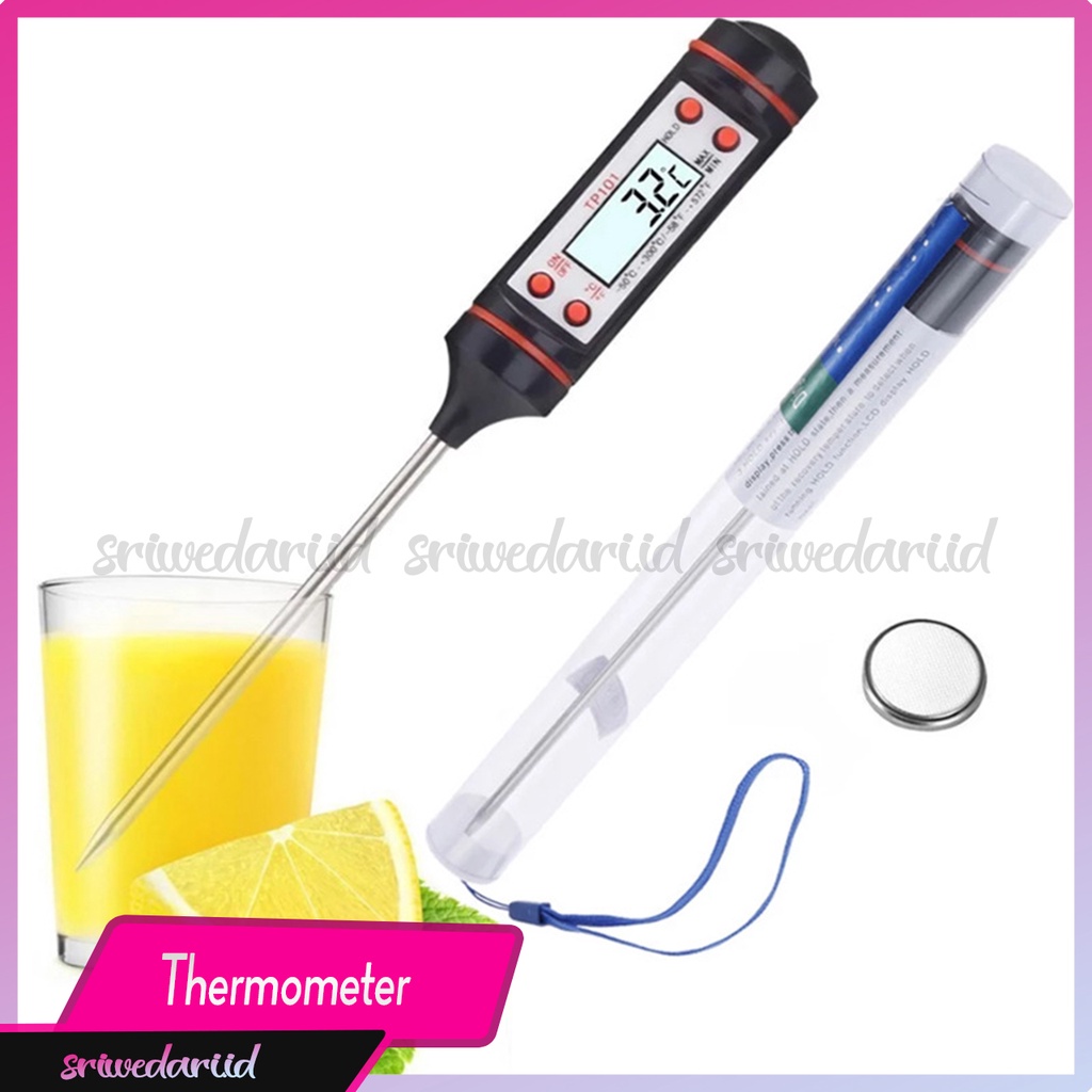 Jual THERMOMETER DIGITAL FOOD ALAT PENGUKUR SUHU MAKANAN TERMOMETER ...