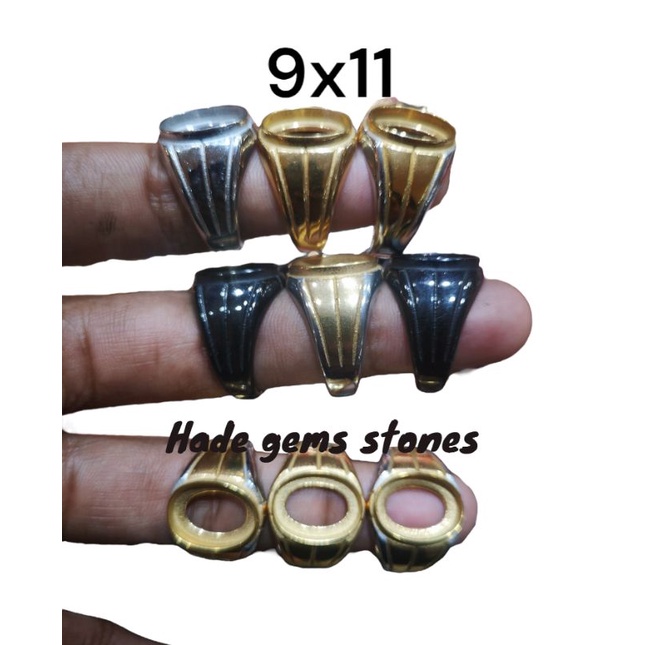 Jual ring emban titanium super kualitas dim 9x11 | Shopee Indonesia